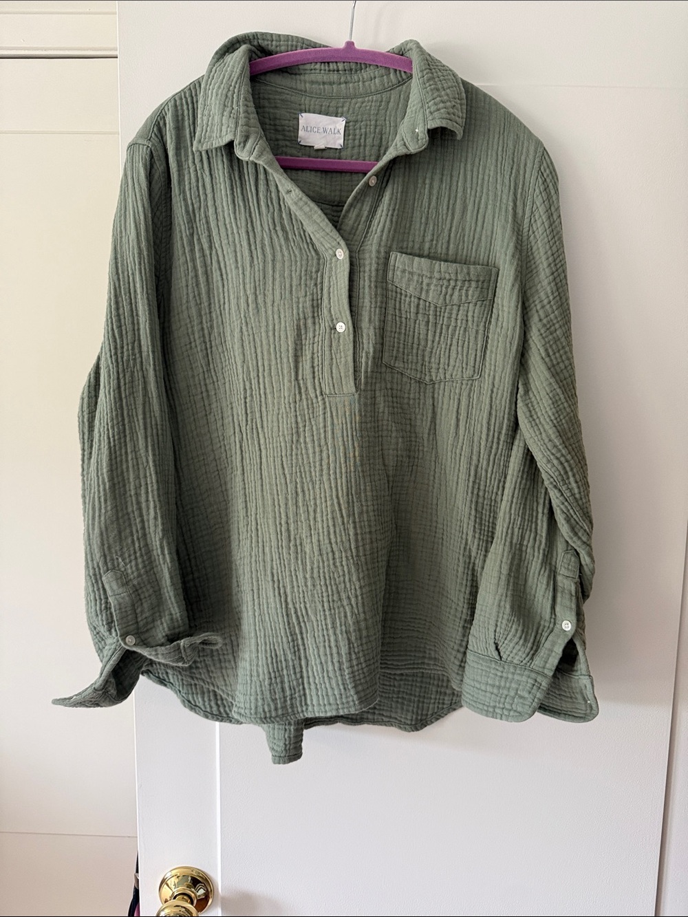 Alice Walk organic cotton cloud top
